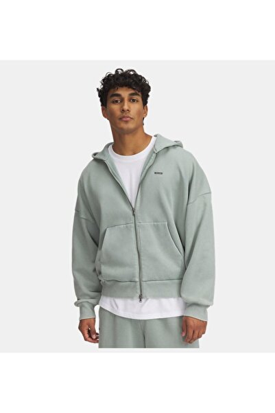 Under Armour Erkek UA Icon Heavyweight Fleece Wash Fermuarlı Ceket 6000651-348