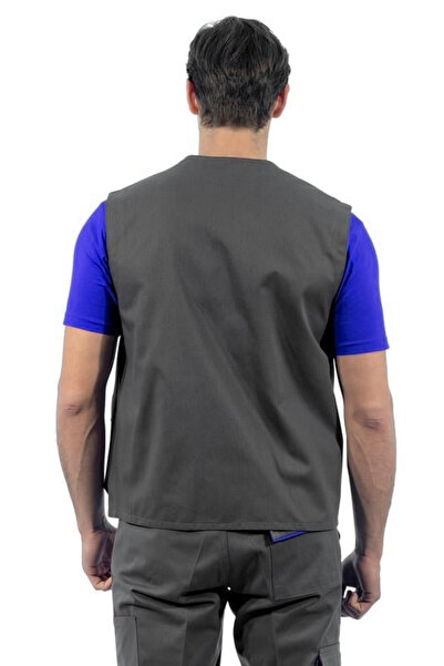 Şensel Сірий жилет Saks -118e3596 Чотири кишені Сезонний