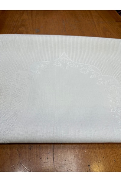 AKELLA Etamin Seccade İşlemelik Kumaş KREM