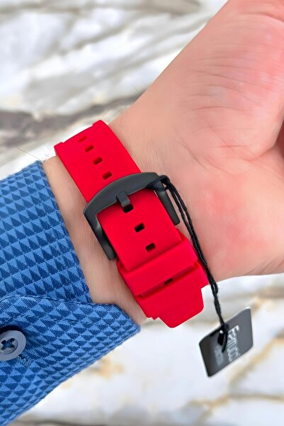 Ferrucci Red Color Silicone Cord FCF.03258FS.03 Function Men's Wrist Watch+Wristband zmfer156