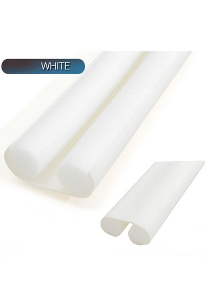 Choice White Hot Sell Flexible Door Bottom Sealing Strip Stopper Door Weatherstrip Guard Wind Dust Blocker