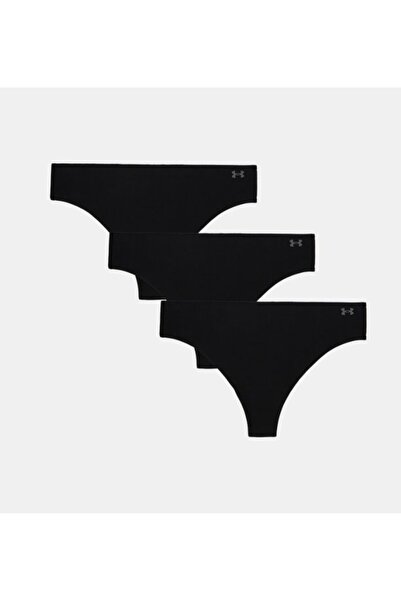 Under Armour Kadın UA Pure Stretch İz Yapmayan Tanga 3’lü Paket 1383893-001