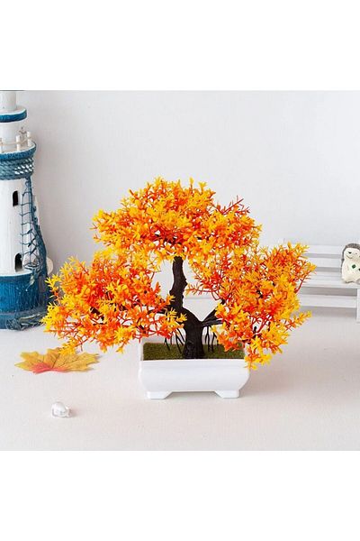 Choice B79 Artificial Plastic Plants Bonsai Small Tree Pot Potted Flower Garden Fake Plant Arrangement Orna