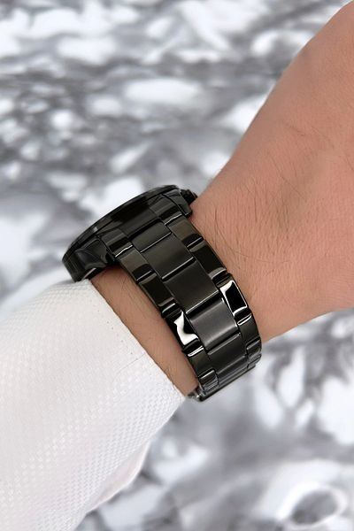 Ferrucci Men's Wristwatch Steel Strap Functions Active Black Zmfer072