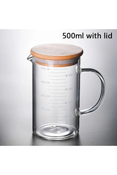 Choice3 500ml 250-1000ml Household Food Grade Glass Measuring Cups Kettle Kit...