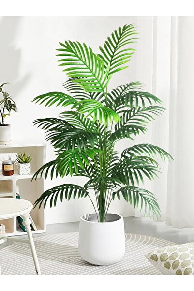 Choice 24 ورقة كبيرة 70-120 سم شجرة نخيل صناعية كبيرة نباتات بلاستيكية على شك...