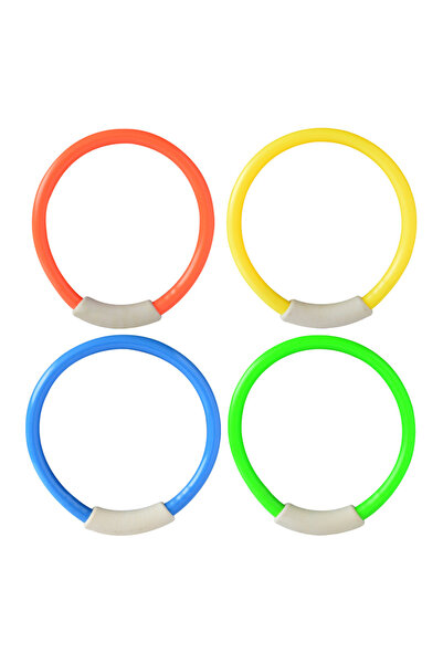 Choice 4 قطع حلقات سباحة صيفية للأطفال لعبة غوص لعبة رمي صاروخ سمكة قرش لعبة ...