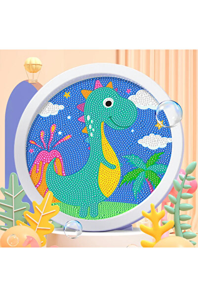 Choice5 ZSH006 إطار دائري لوحة ماسية يونيكورن قطة صغيرة مصنوعة يدويًا للأطفال...