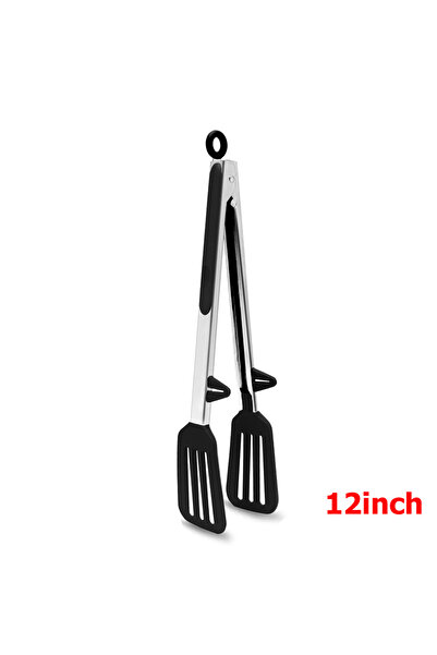 Choice A2 LMETJMA Kitchen Tongs Silicone Food Tongs Non Stick Cooking Serving Tongs For BBQ Salad Steak Pas