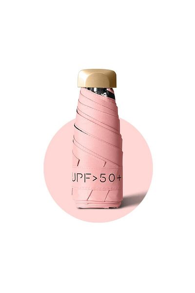 Choice Pink Flat 50% Off Sun Protection Parasol, Women's Sun Umbrella, Anti-uv, Sunny And Rainy Dual-use Um