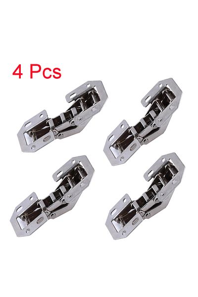 Choice 4pcs 4/10pcs Cabinet Hinge 90 Degree 3/4in No-drilling Hole Cupboard Door Hinges Soft/hard Close Fur