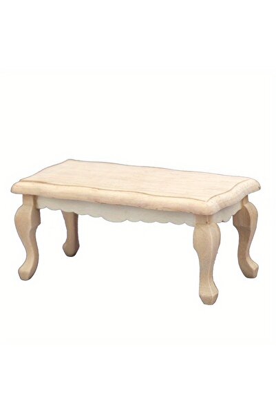 Choice1 Wood Mini Miniature Furniture Teatable Coffee Table Doll House Decor ...