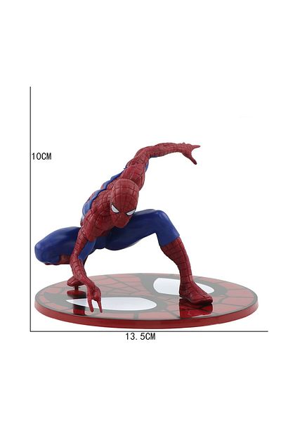 Miniso Spider-man Superhero Figure Spiderman Ironman Captain America Hulk War Machine Action Figure Model T