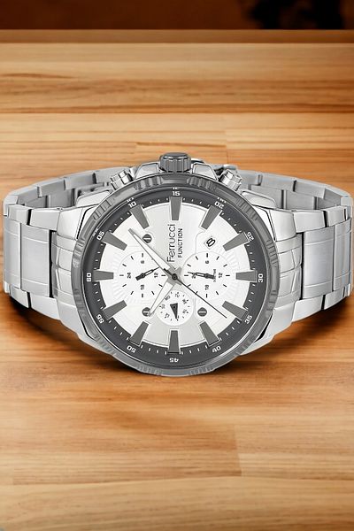 Ferrucci men's Silver-white Wristwatch Fcf.13144fm.03 Bracelet Zmfer130 - Function