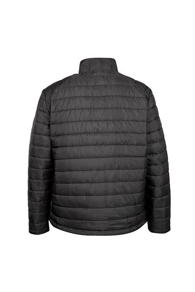 Hatemoğlu Μαύρο παλτό με κανονική εφαρμογή Judge Collar Puffer