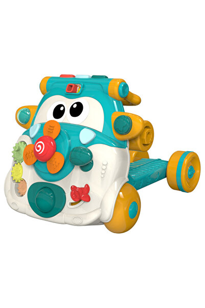 TEKNUM 3-IN-1 Baby Walker/Kids Cycle/Scooter Skates w/Musical keyboard-Green