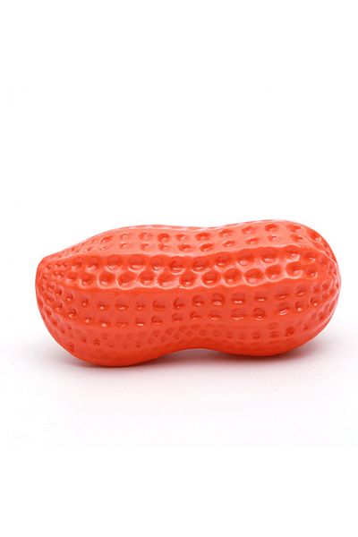 Choice Red peanuts Dog Chewing Toy Simulation Peanut Squeaking Plaything Grinding Teeth Cleaning Anti Bite