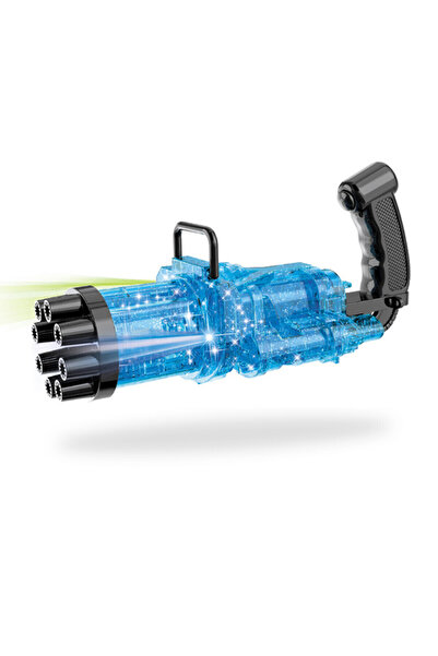 Little Story 8 Holes Bubble Machine Kids Toygun-Blue
