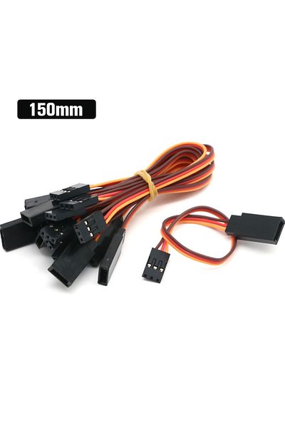 Choice 150MM 10pcs 100mm/150mm/200mm/300mm/500mm RC Servo Extension Cord Cable Wire Lead JR For Rc Helicopt