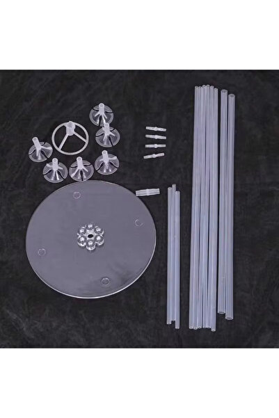 Choice 10 بوصة 70 سم 1 مجموعة من حامل البالونات العائمة على الطاولة لتزيين حف...