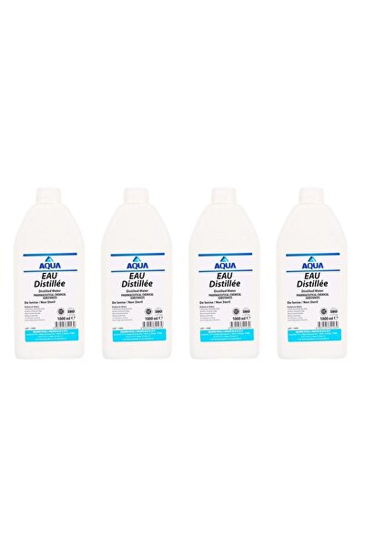Aqua - DİSTİLE SU 1LT - 4 ADET