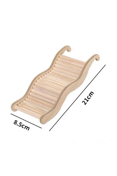 Choice B Wooden Wave Staircase Hamster Toy Pet Supplies - Eco-friendly Fun For Small Animals