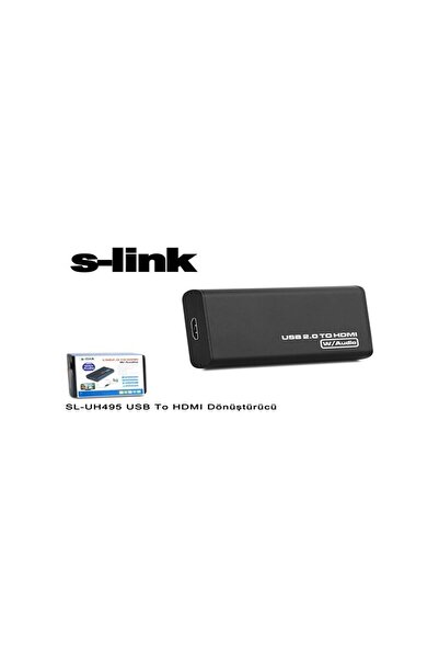 S-LINK Sl-Uh495 Usb 2.0 To Hdmı Mac Uyumlu Usb Harici Ekr