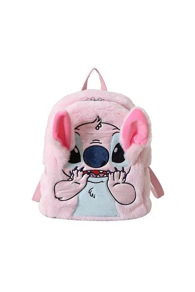 Choice Pink Stitch backpack New Disney Plush Backpack Ins Japanese Blue Stitch Funny Cartoon Large-Capacity