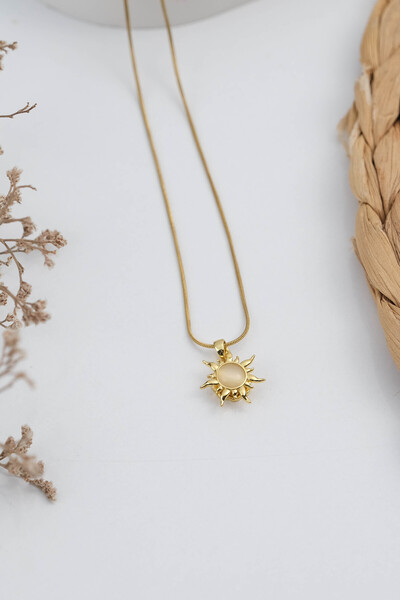 Jack Ferrero ÇELİK ZİRKON TAŞLI RENK ATMAZ KADIN KOLYE