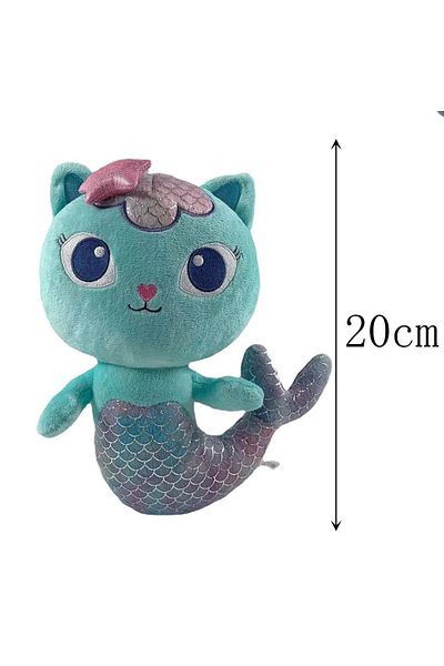Choice 08 Newest 10 stlyes Gabby Dollhouse Plush Toy Mercat Cartoon Stuffed Animals Mermaid Cat Plushie Dol