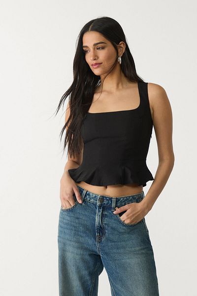 Stradivarius Peplum corset top