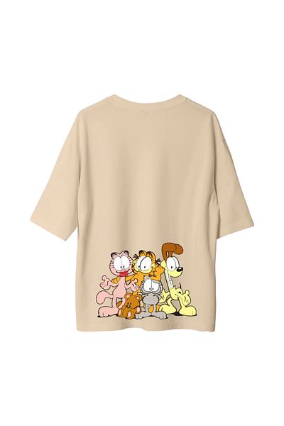 npLStore Μπλουζάκι Unisex Garfield με στάμπα Oversize