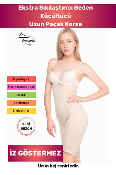 Fernanda New Season Recovery Body Firming Shaping Non-Marking Non-Slip Long Leg Corset