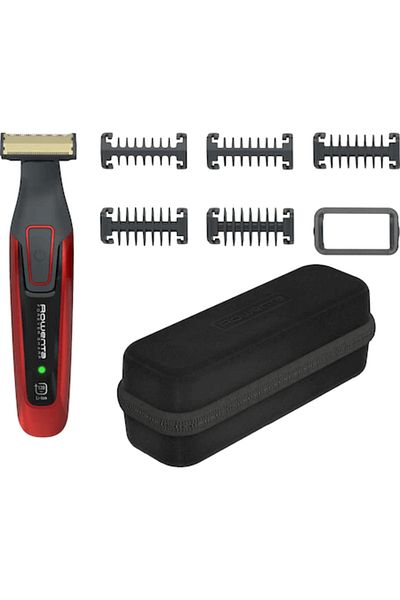 Rowenta ROWENTA Forever Sharp Ultimate TN6040F4 trimmer, contouring and shaving machine, 120 min, wet&dry, Red