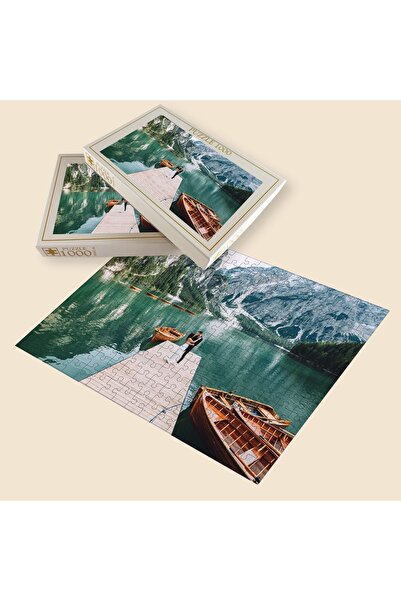 DECOVIENO 1000 Parça Kişiye Özel Fotoğraf Baskılı Kişiselleştirilmiş Fotoğraflı Puzzle Yapboz (68CM X 48CM)