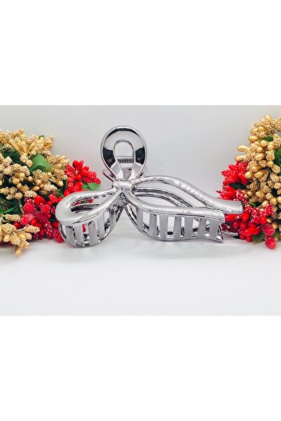 İnDerin Women's Large Size Infinity Bow Model Latch Buckle Pinterest Style (11cm)