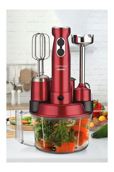 GOLDMASTER جولد ماستر GM-7239VK محضر الطعام باللون الأحمر الكرزي من إليناماكس