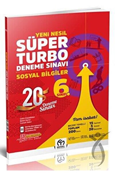 Model Yayınları 6. Sınıf Sosyal Bilgiler Yeni Nesil Süper Turbo Deneme Sınavı...