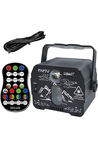 COOYA Mini Disco Ball Stage Light with Remote Control, DJ Party Light for Birthday Gift