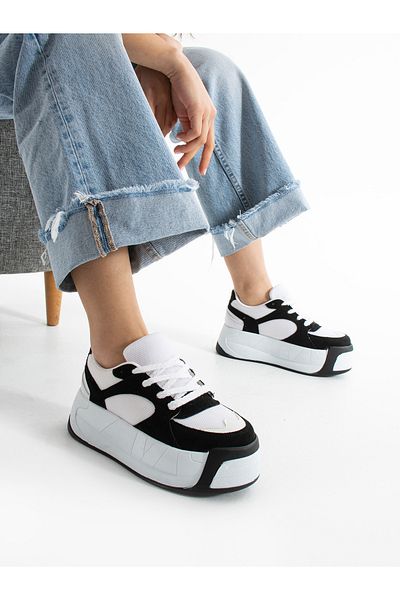 Alemdar Shoes Γυναικεία αθλητικά παπούτσια SURGE Ασπρόμαυρα