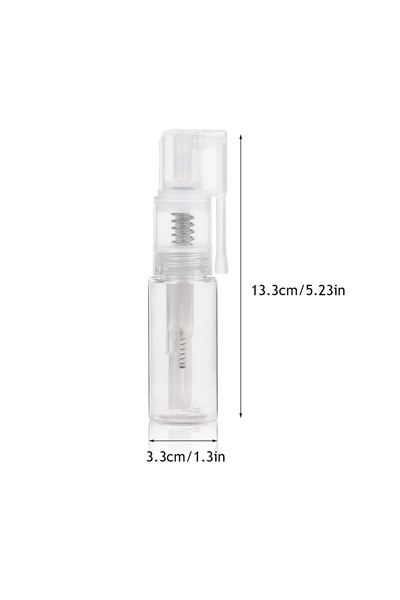 Choice زجاجة رذاذ بلاستيكية سعة 50 مل لتزيين الكيك، مسحوق، لون الخبز، بريق فلاش، فوندان،