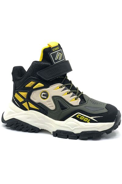 Kids Club Shoes Ортопедични детски ботуши Cool Miles с неплъзгаща се лека подметка, унисекс, каки