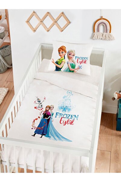 Homamia Isme Özel %100 Pamuk Bebek Nevresim Takımı Ayı