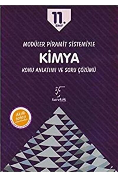 Karekök Yayınları 11. Sınıf Modüler Piramit Sistemiyle Kimya Konu Anlatımı Ve Soru Çözümü (3 KİTAP)