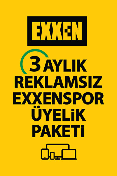 Exxen Exxenspor 3 Aylık Üyelik Kodu - Reklamsız