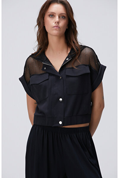 Network Siyah Sweatshirt