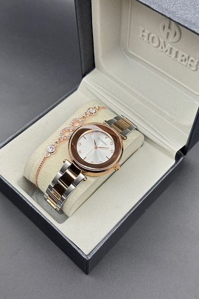 Homies Women's Wristwatch - Original Gift Box and Bracelet Gift. Hrs500