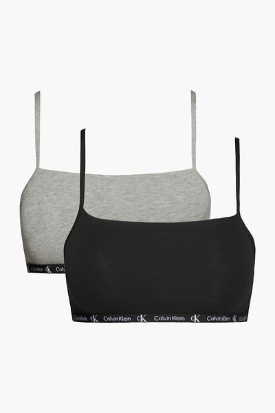 Calvin Klein Fekete-fehér Bralet - 000qf7215e modell melltartó