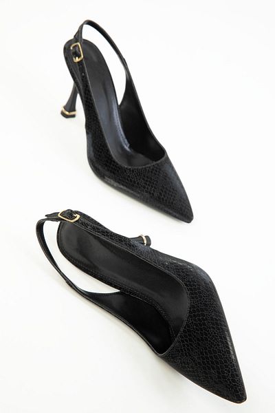 SOHO Black Women's Classic Heeled Shoes 20270