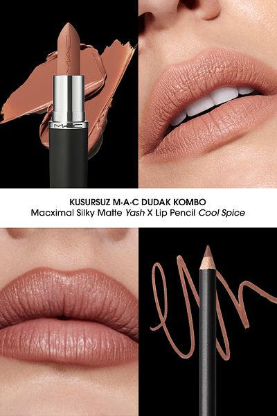 M.A.C Silky Matte Lipstick Lipstick That Provides Moisturizing Effect Intense Color-Yash 3.5Gm